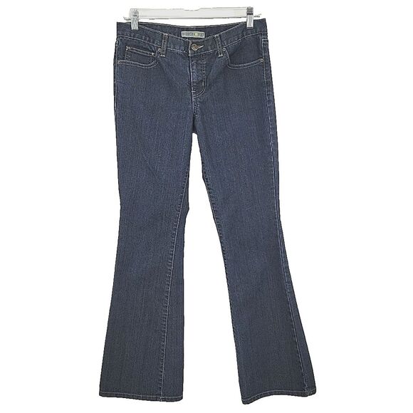 Fashion Bug Denim - Fashion Bug Womens Boot Cut Jeans Size 10 Dark‎ Blue 30x31